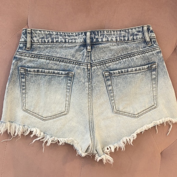 PACSUN Ombré High Rise Shorts - Picture 2 of 8